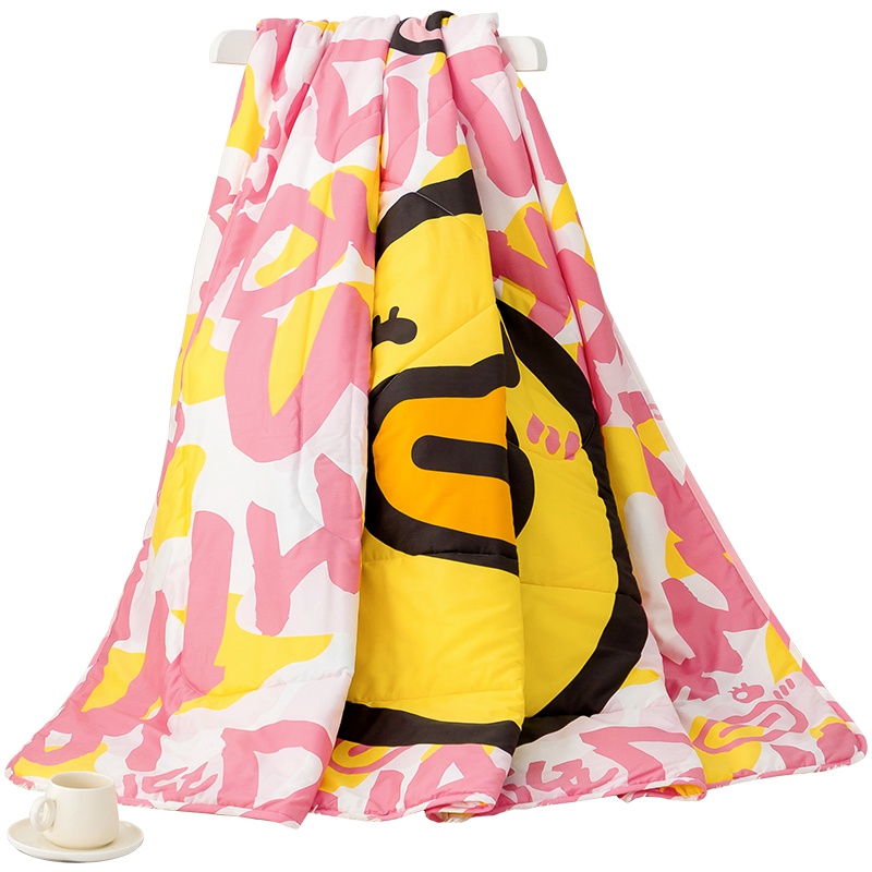 LOVO家纺罗莱生活出品薄被子被芯卡通儿童萌鸭子空调被夏凉被床品1.2/1.5米床