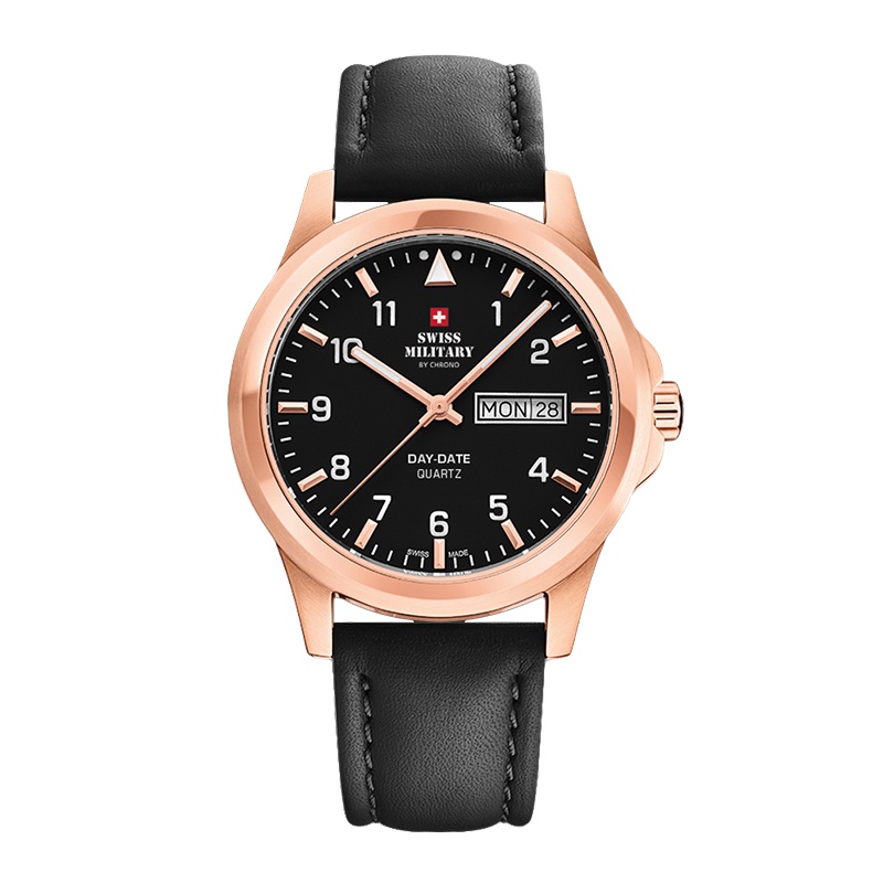 瑞士军表(SWISS MILITARY)瑞士原装进口品牌手表男士石英表星期日历夜光防水经典复古