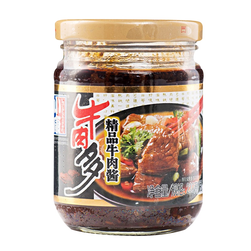 小康(XIAOKANG) 牛肉多牛肉酱220g下饭酱拌面酱火锅酱调味品