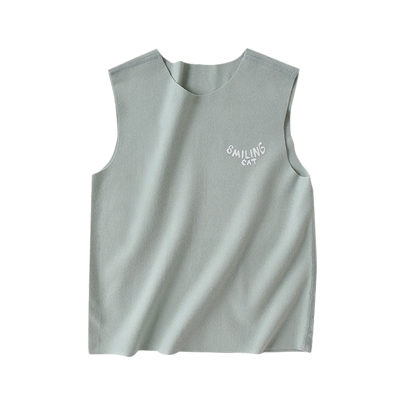 猫人德绒发热儿童无痕保暖背心男女童棉坎肩中大童宝宝内穿秋冬