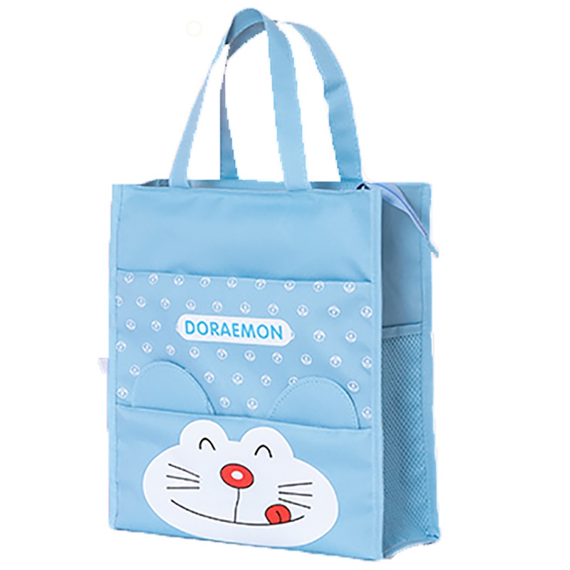 [小学生手提袋]大容量卡通手拎书袋补习袋收纳袋手提袋帆布防水