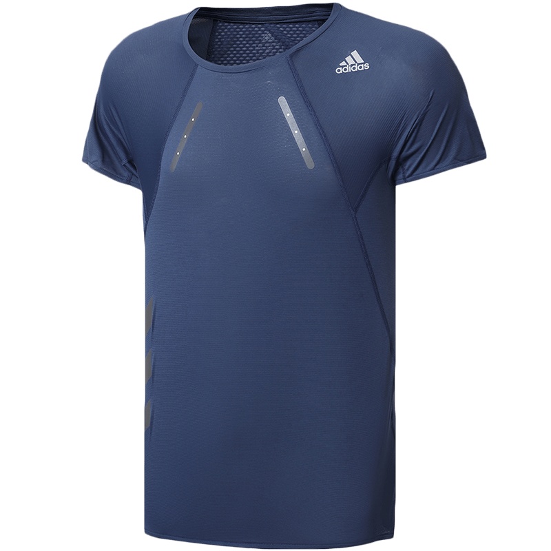 【自营】阿迪达斯男服短袖T恤HEAT.RDY清爽透气跑步运动服GC9921