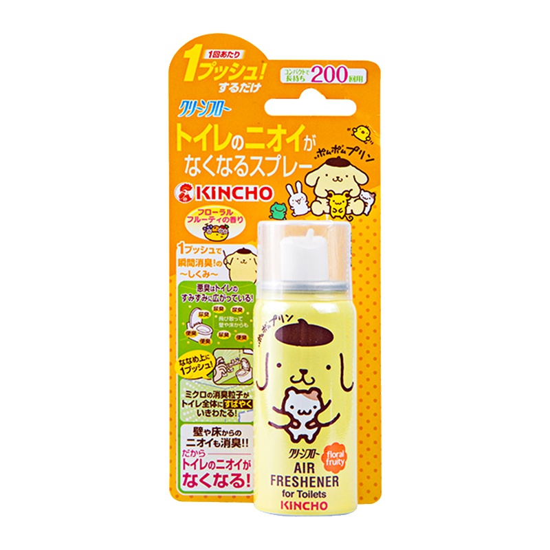 [效期至8月底]金鳥(KINCHO) 芳香除臭剂 卫生间用200回装 空气清新剂 奢华花香型45ml