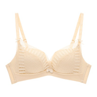 都市丽人潮流性感蕾丝镂空网格舒适中厚杯无钢圈女士文胸胸罩内衣1B9522