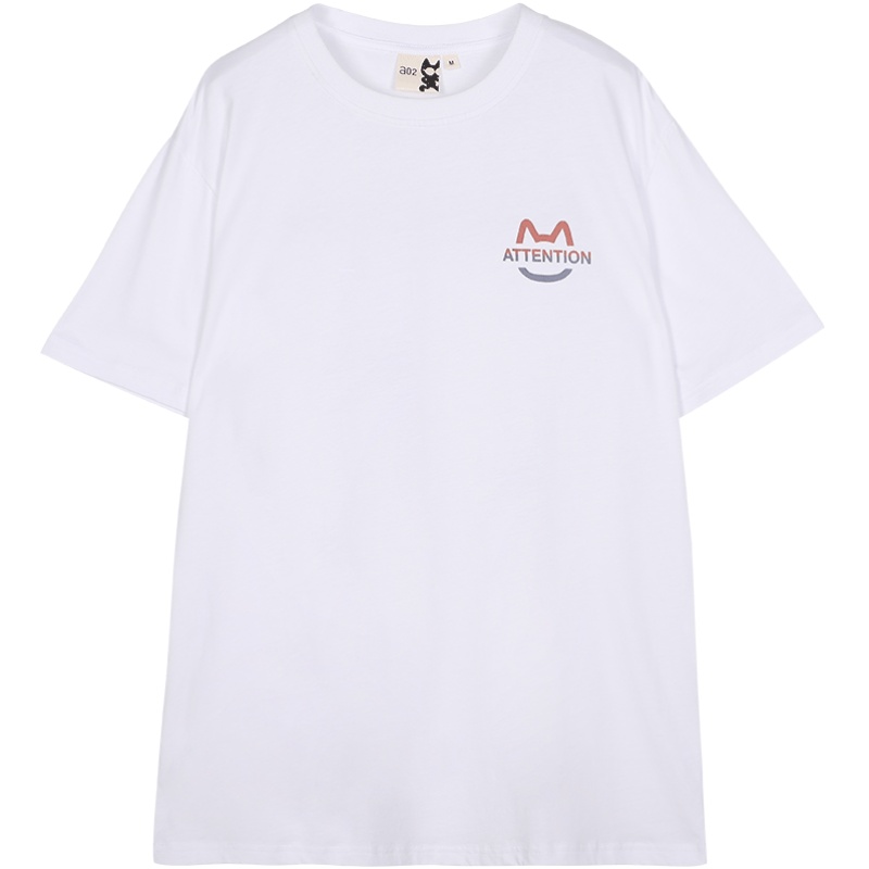 a02新款2020休闲简约字母印花宽松短袖T恤女潮DVV2C0061KT