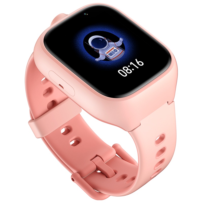 米兔儿童学习手表4X 粉色 高清双摄4G全网通 8重AI安全定位 支持小爱同学 实时视频通话