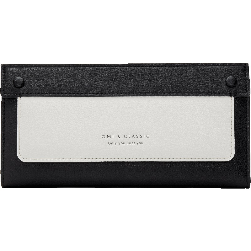 欧米OMI女士钱夹2019新款时尚多功能长款钱包多卡位卡包名片夹