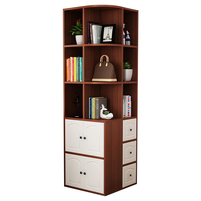 汉诺鑫威角柜转角柜三角形置物架小尺寸客厅抽屉储物角落拐角柜边角墙角柜多层[工厂现做 7天内发货]