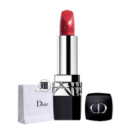 [国内专柜版]迪奥(Dior)烈艳蓝金唇膏999#(金属光) 3.5g口红 人鱼姬色