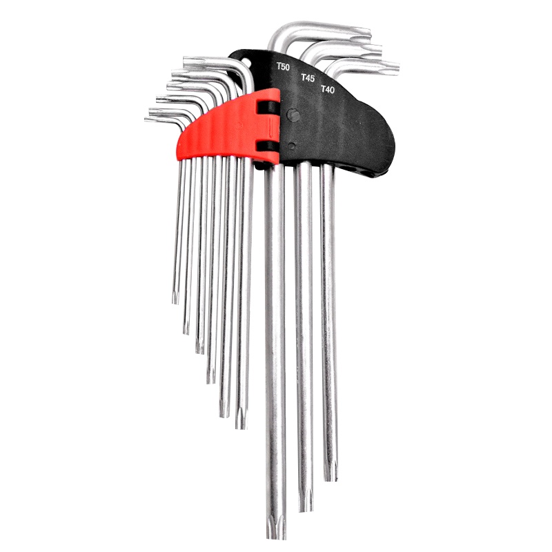 科信(kexin)9件套花型特长六角扳手 铬钒钢内六角螺丝刀扳手 KX289