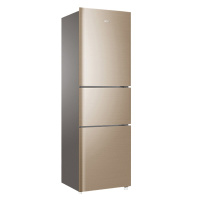 海尔(Haier) 三门冰箱 206升 直冷定频 冷藏家用 节能静音 金色 BCD-206STPP