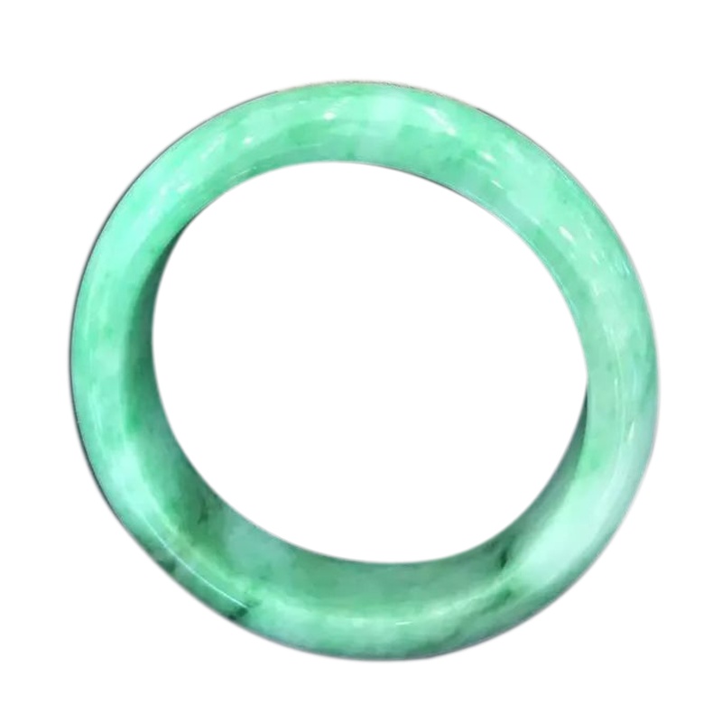 天然翡翠手镯圆镯