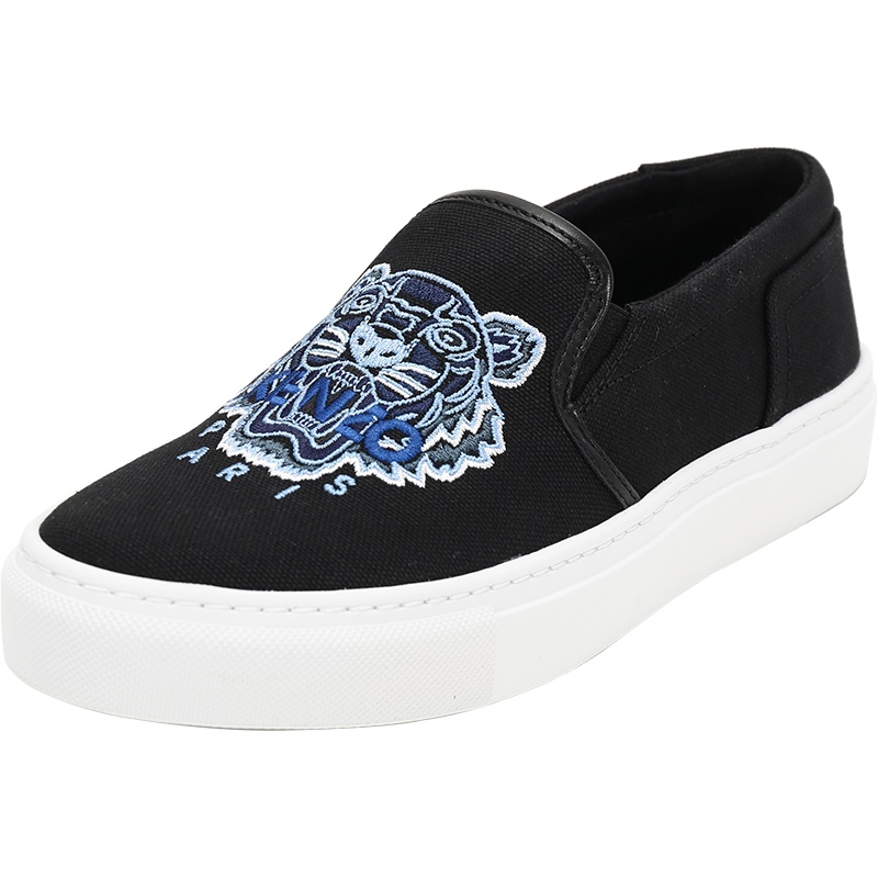 KENZO 高田贤三 女士 织物懒人鞋休闲鞋平底鞋 FB5 2SN100 F70