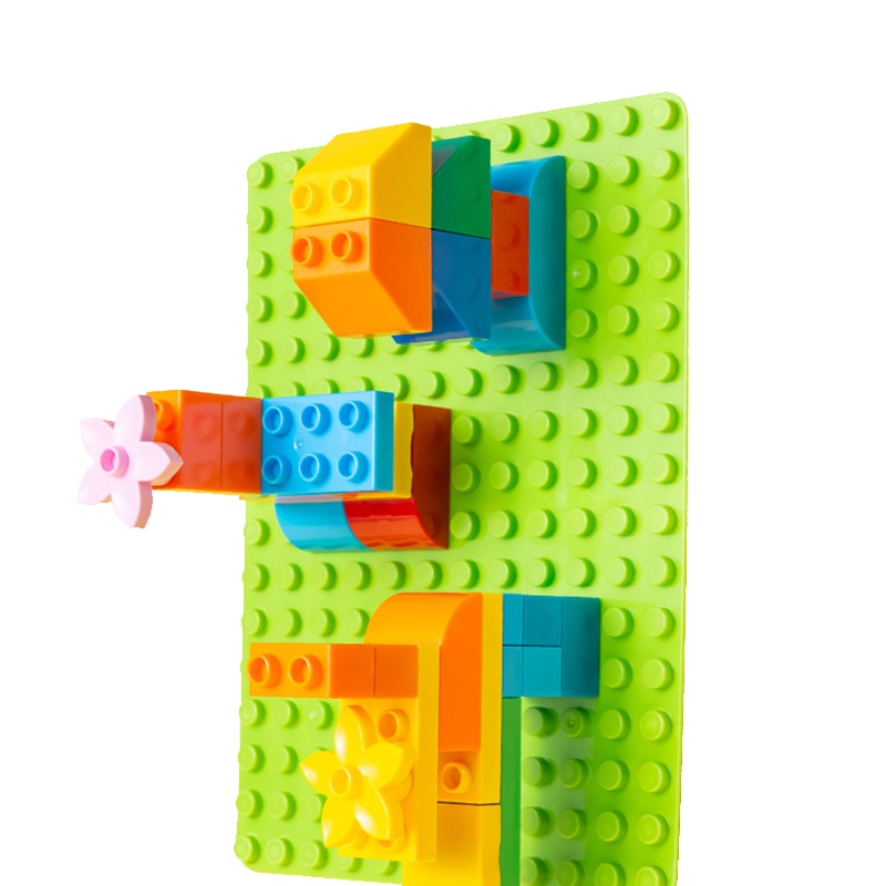 大颗粒儿童积木魅扣拼装玩具拼插男孩宝宝女孩塑料大散件