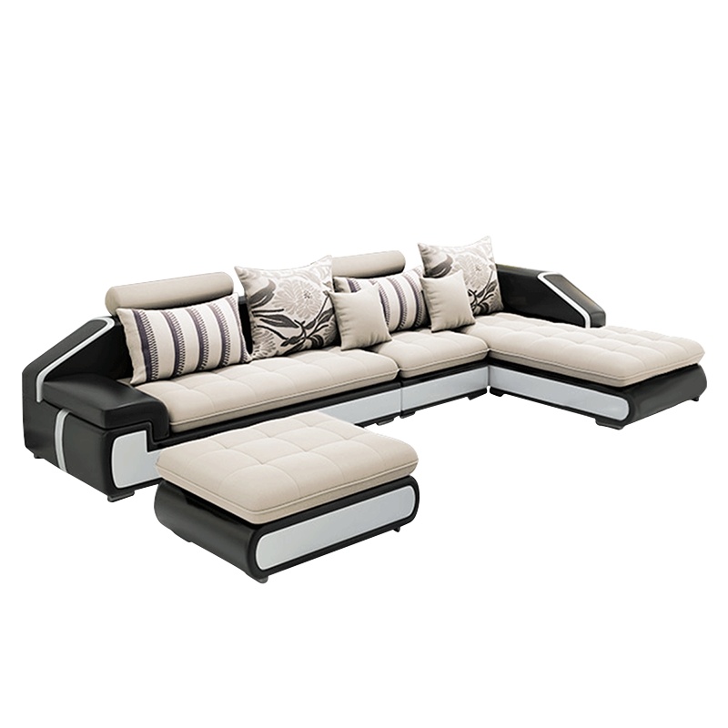 有模有样 沙发 简约牛皮真皮沙发大户型现代皮艺沙发组合XPSF02