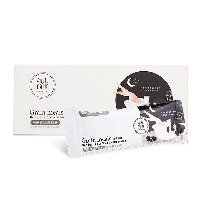 丰凯园实业 红豆薏米枸杞粉薏仁粉 早餐食品冲饮饱腹代餐粉 300g/盒 营养健康