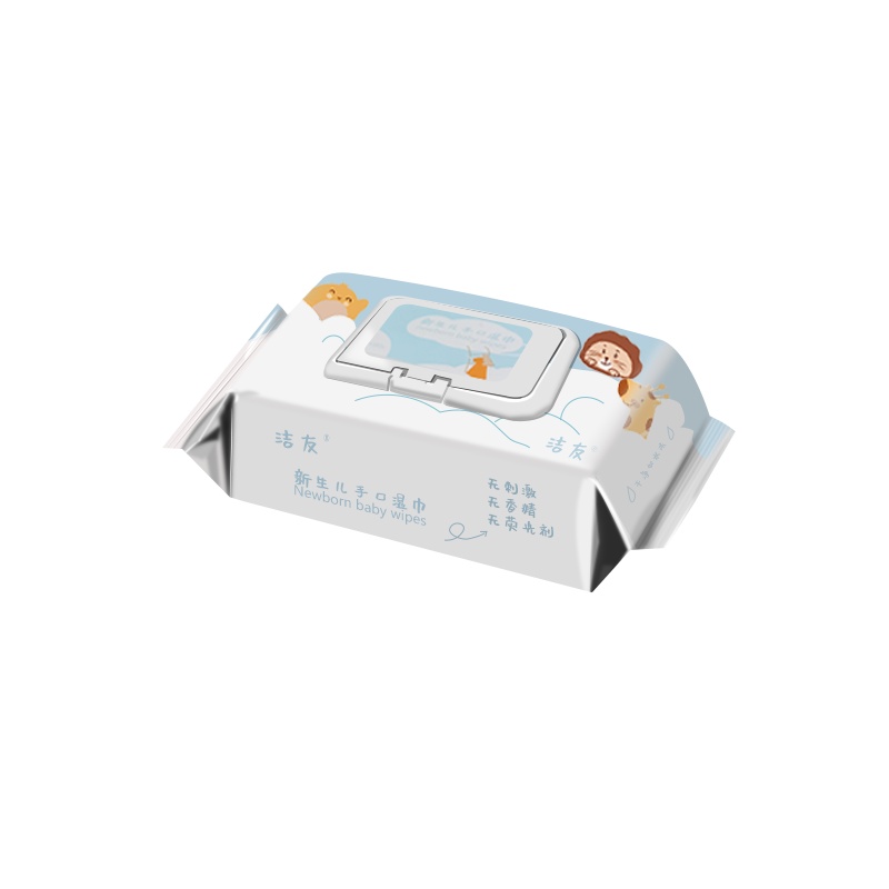 洁友新生儿手口湿巾36抽单包