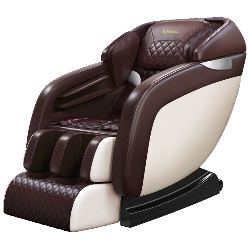 Lenovo/联想豪华按摩椅R2棕色 家用全身全自动多功能太空豪华舱电动双SL导轨