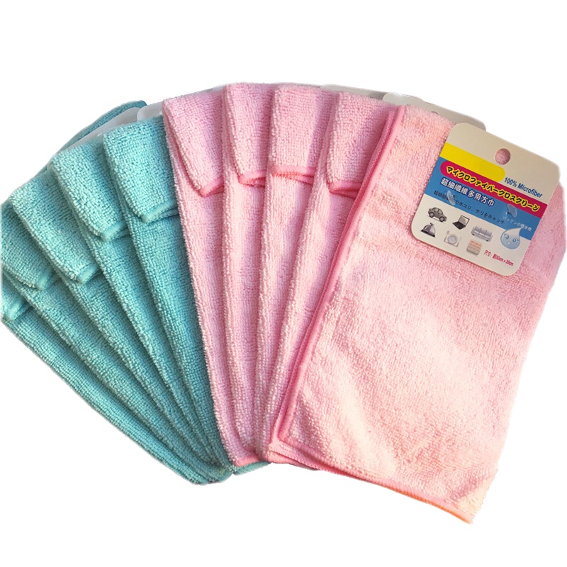 出口日本妙力多用途超细纤维吸水清洁巾不掉毛屑擦拭无痕 厨房用洗碗地板擦拭巾 台面桌面灶台擦拭 也常用作擦手巾美容方巾等