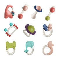 babycare婴儿手摇铃玩具10件装 0-1岁新生幼儿宝宝益智牙胶0-3-6-12个月 7220