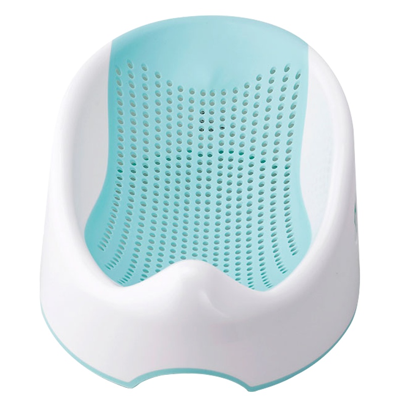 开优米kiuimi 婴儿沐浴架坐躺通用新生儿宝宝洗澡浴床儿童浴网天蓝色