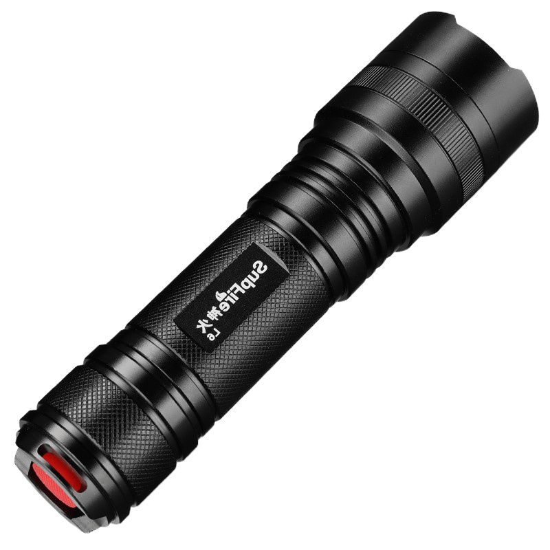 SupFire神火L6-XPE/R5强光手电筒T6-L2充电LED户外灯26650远射王（功率5w）中型手电筒