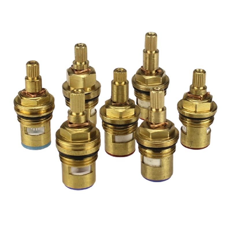 水龙头阀芯配件快开陶瓷阀芯双牙阀芯古达正反旋阀心冷热水