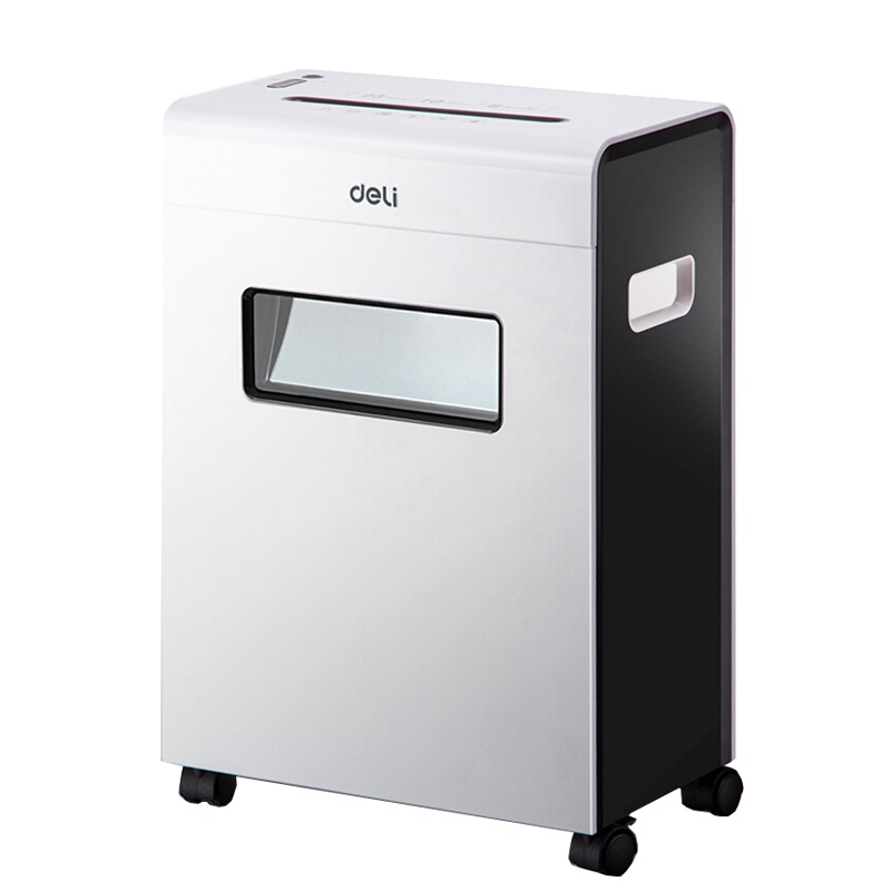 得力(deli)9903碎纸机 可碎卡碎光盘 一次碎纸12张4级保密持续碎纸10分钟 多功能碎纸机 粉碎机办公商用大功率