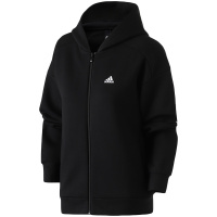 【自营】adidas女服夹克外套针织连帽休闲运动服DV0780 L DV0780黑色