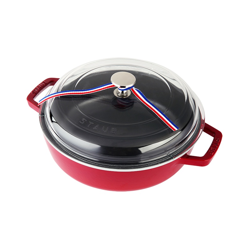 双立人(ZWILLING) SA-P006 Staub多用锅 24厘米 樱桃红 单个价