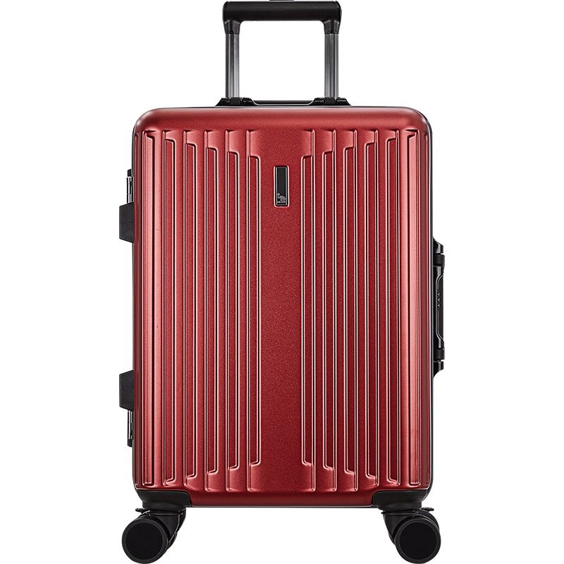 爱华仕20寸铝框拉杆箱男旅行商务充电万向轮行李箱女24寸密码箱子6637