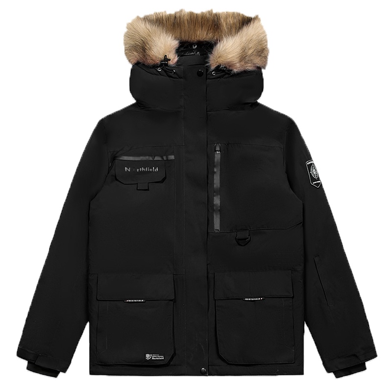 鸭鸭(yaya)韩版加厚连帽休闲大码加长中长款羽绒服潮 男外套