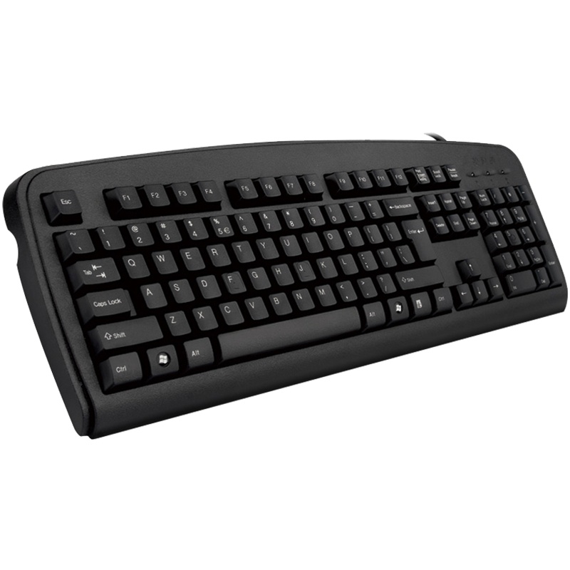 双飞燕有线键盘USB笔记本电脑键盘PS2圆口台式机家用键盘办公家用游戏网吧防水键盘双飞燕键盘KB-8