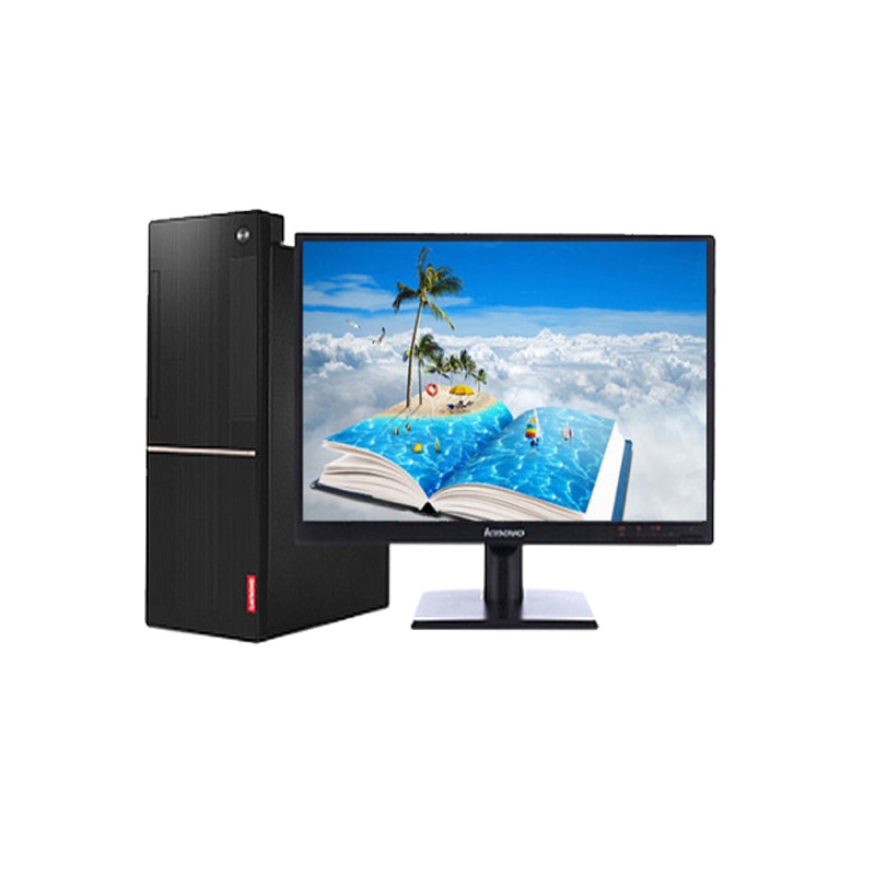 联想(Lenovo)扬天T4900V商用台式电脑 23寸(I5-8500 8G 1T 2G独显)