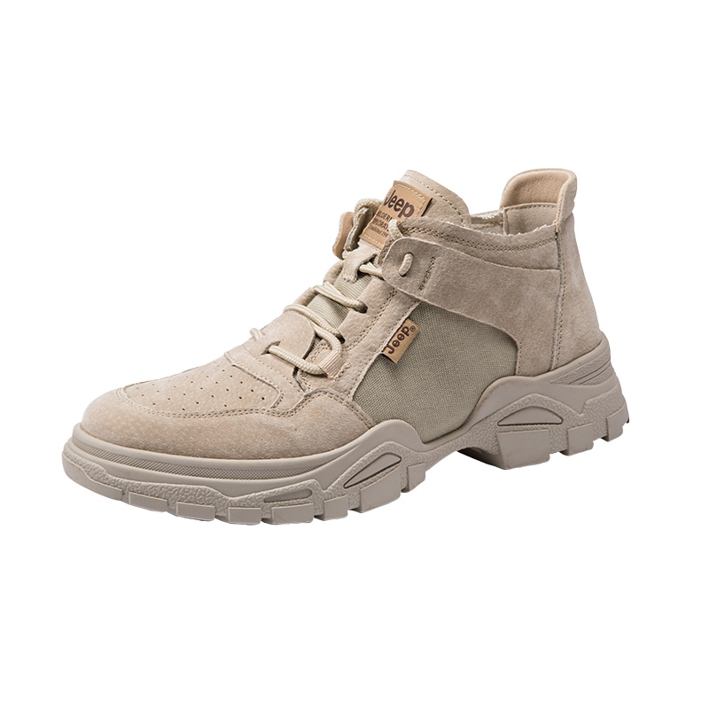 JEEP/吉普男士新款高帮靴子时尚休闲复古英伦潮鞋百搭时尚潮流鞋马丁靴男