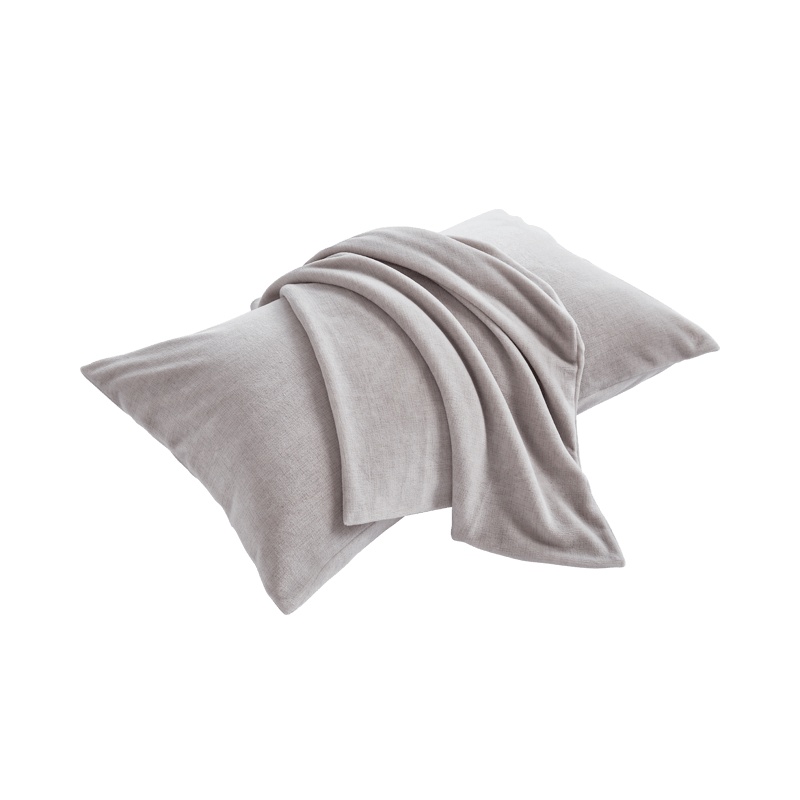 H愉悦之家-肌理纹柔暖枕套