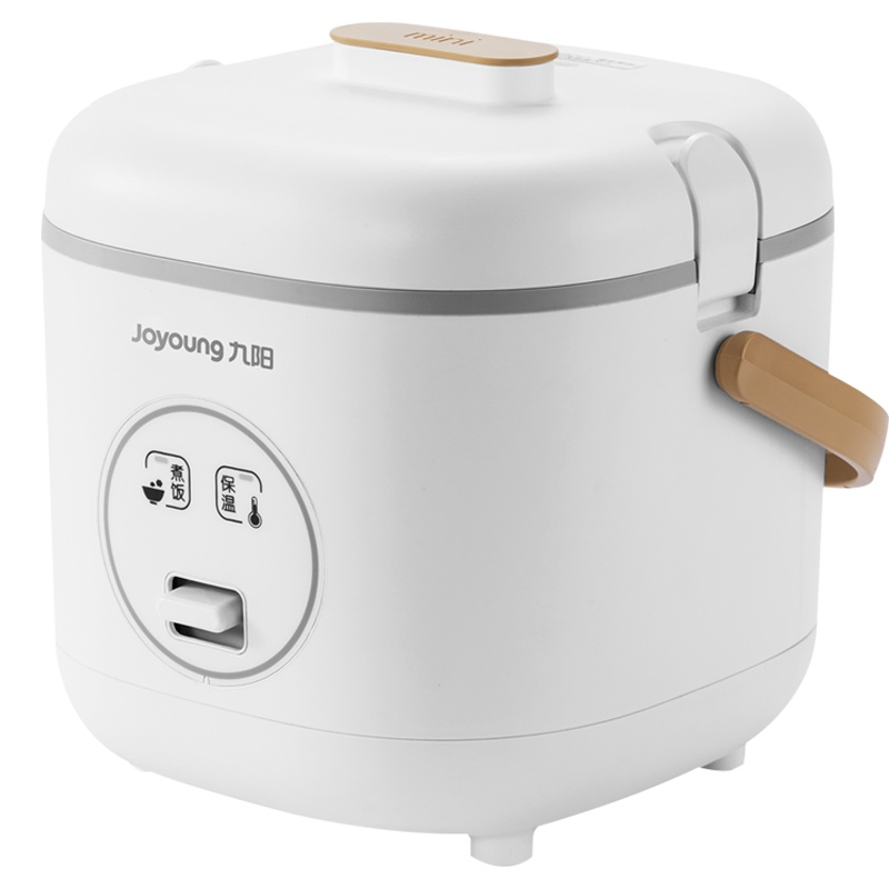 九阳(Joyoung)电饭煲 F-12FZ618(珍珠白)食品级材质 可拆上盖 不粘锅内胆 底盘加热 1.2LQ萌电饭锅