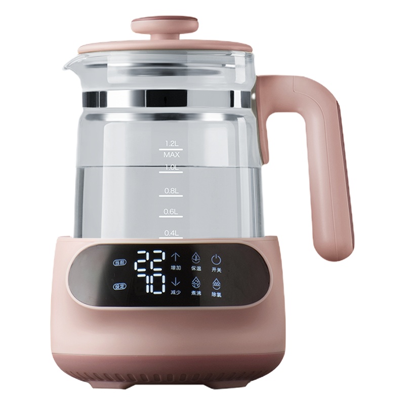 [618预售]babycare 恒温热水壶调奶器婴儿冲奶粉保温恒温水壶温奶暖奶热奶器 暮色粉