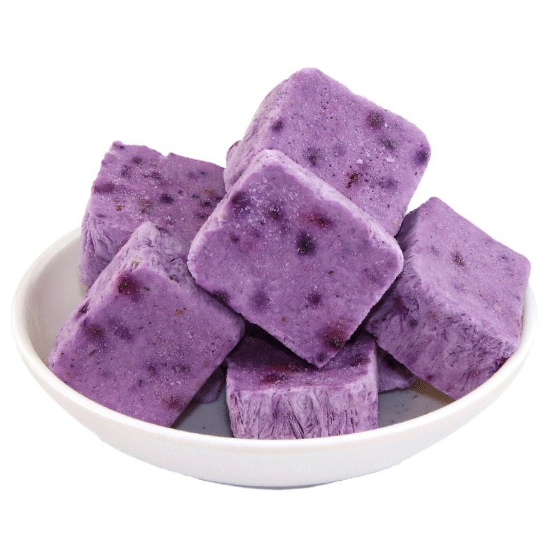 冻干酸奶块蓝莓益生菌果粒干吃小吃40g盒装休闲健康儿童网红零食