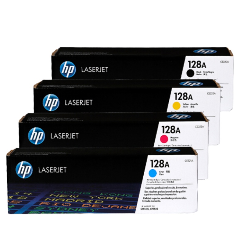 惠普(HP)128A原装硒鼓 适用机型CM1415fn/CP1525系列 四色
