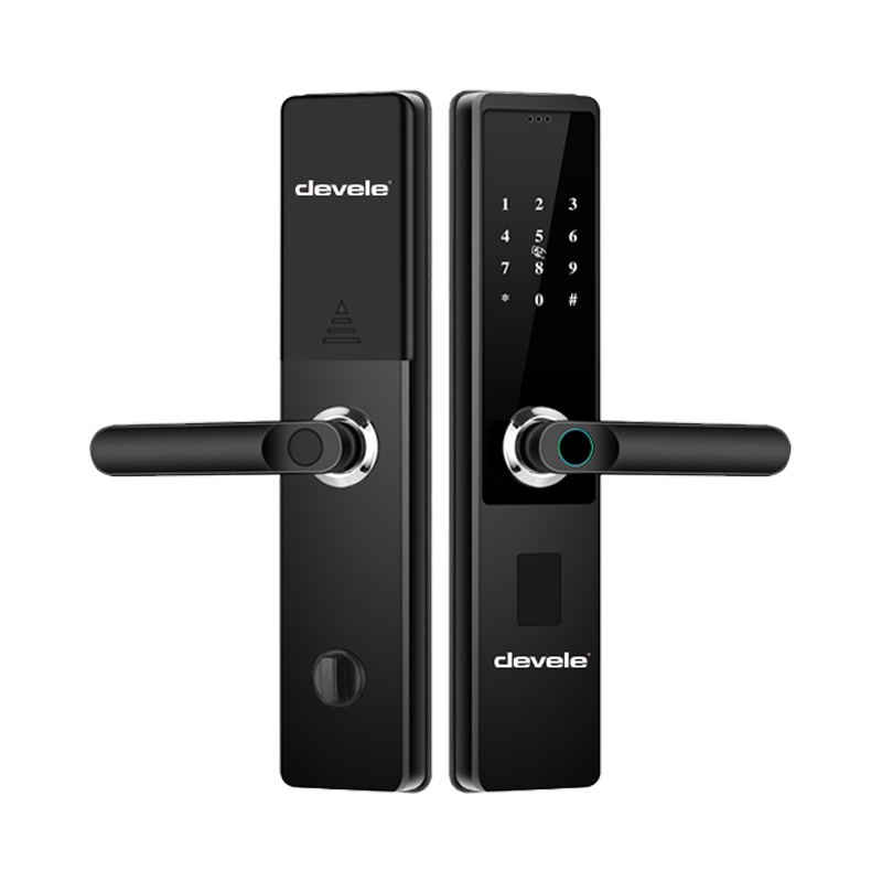 迪威乐devele W300智能指纹锁 密码锁 家用防盗门锁 一握开