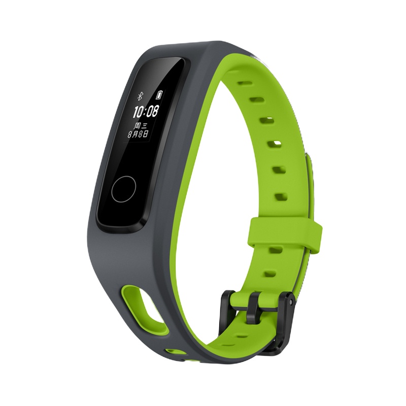 honor/华为荣耀手环4Running版(茵草绿) 蓝牙智能运动手环 50米防水游泳计步器健康监测手环 智能提醒 长续航睡眠监测穿戴手环