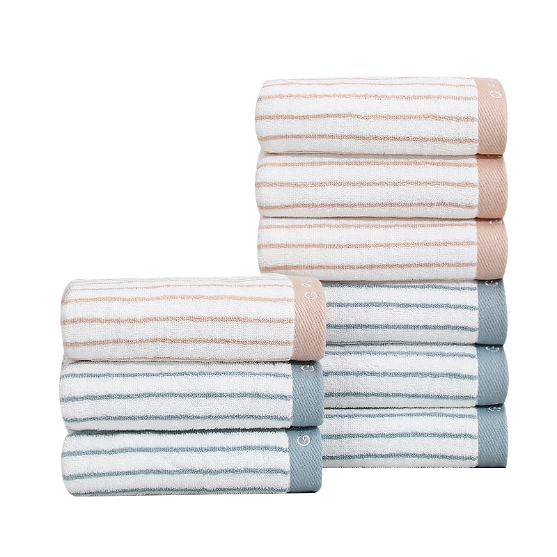 洁丽雅(grace) 家用纯棉吸水洗脸巾 柔软亲肤加厚洗澡大毛巾