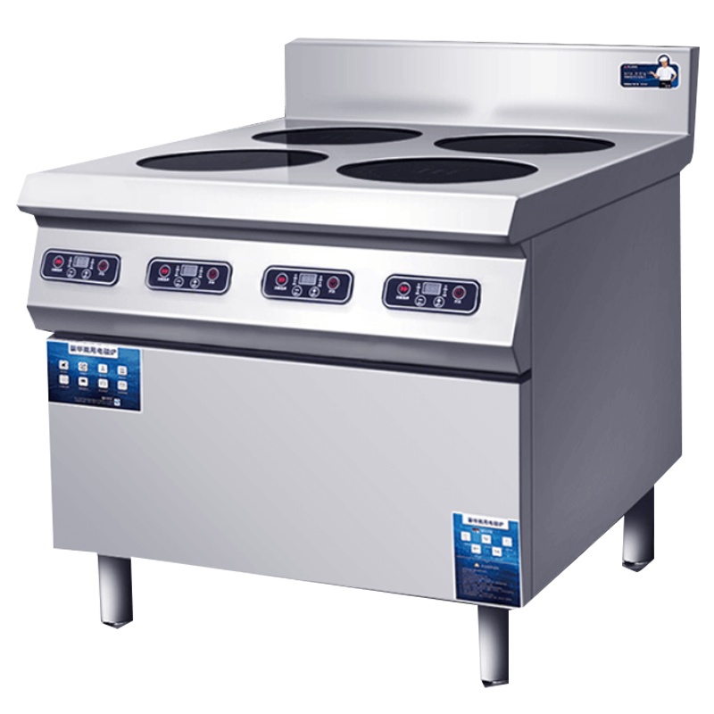 Masain/满森 商用多头电磁炉多头煲仔炉4眼麻辣烫炉四头柜立式电磁灶