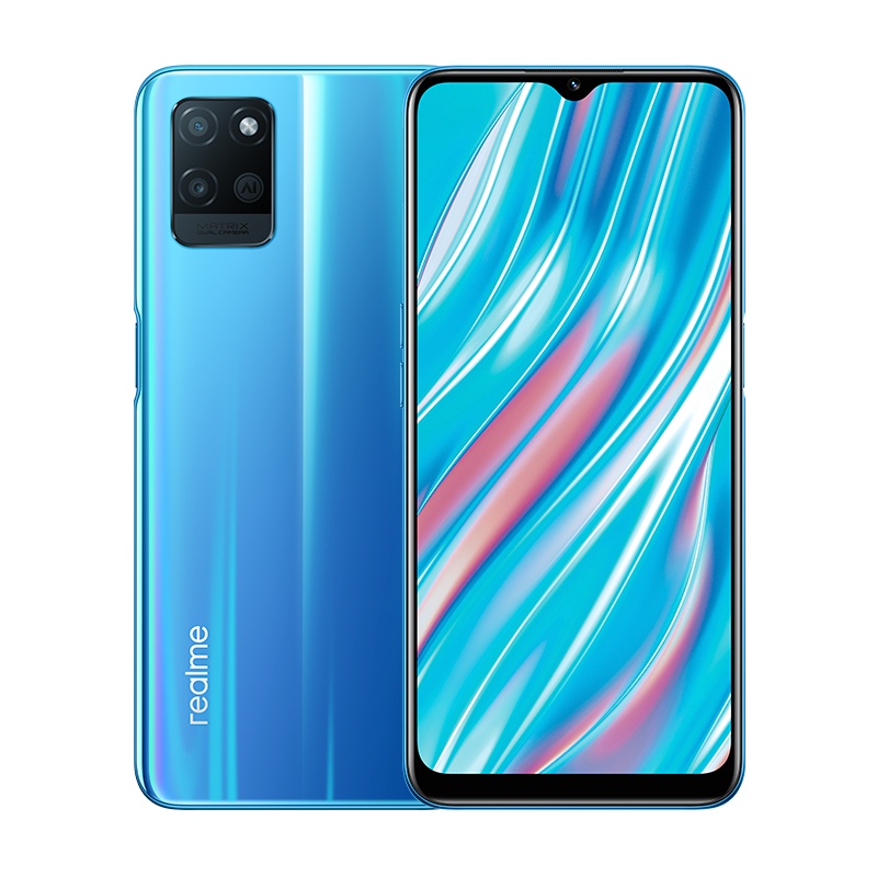 realme 真我V11 5G手机 4GB+128GB 活力蓝 5000mAH大电池 8.4mm轻薄机身 18W闪充 OPPO提供售后支持