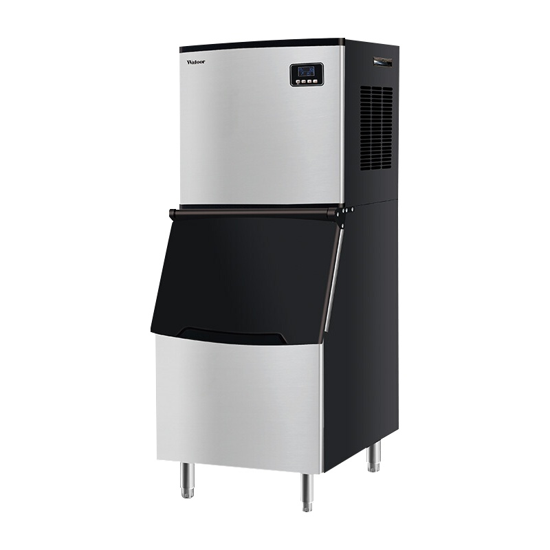 埃利斯(AILISI)制冰机商用奶茶店全自动方冰块大型小型家用KTV酒吧不锈钢制冰机冰块制作机 日产量-192冰格-接自