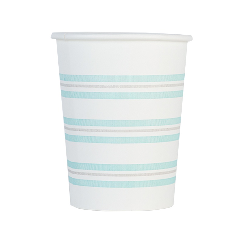 得力 19205 加厚一次性纸杯 228ml 单色 100只/ 袋 （单位：件）