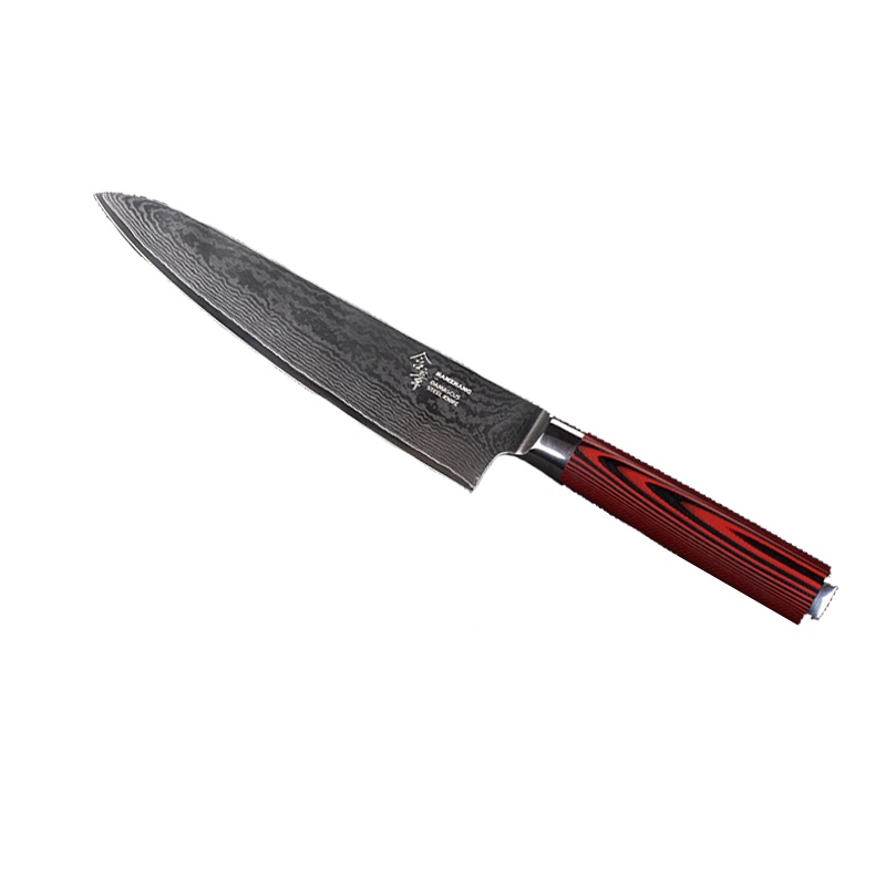 含章 大马士革钢刀厨房万用菜刀水果刀