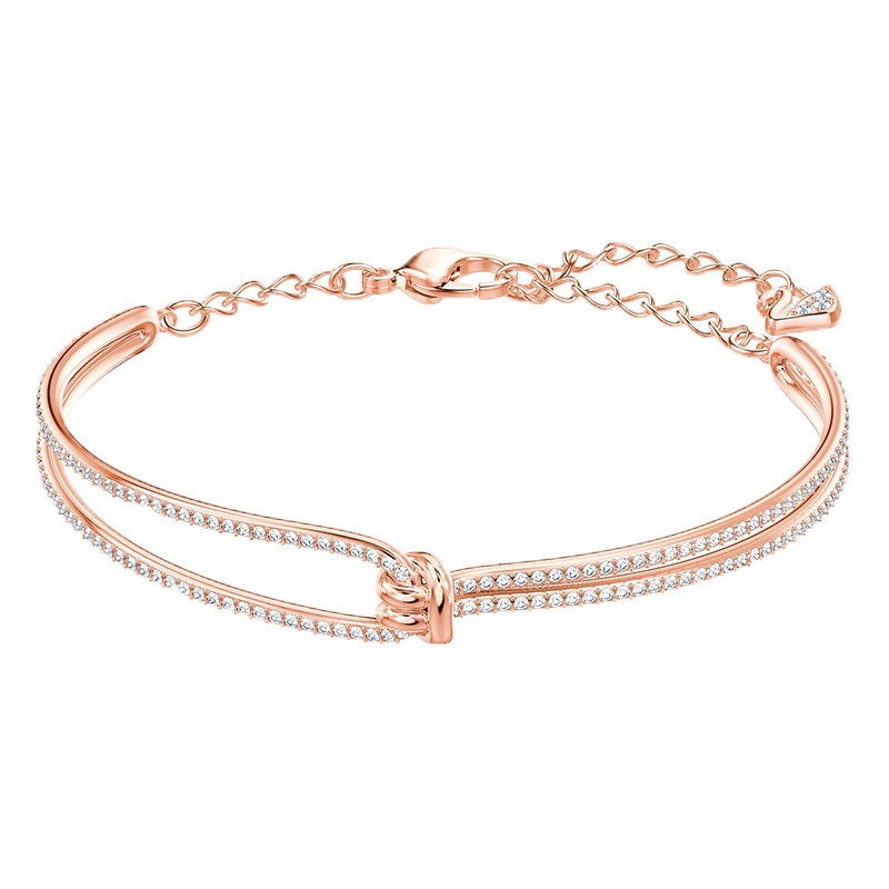 [直营]施华洛世奇(Swarovski) 人造水晶 扭结手镯 欧美风格 送恋人