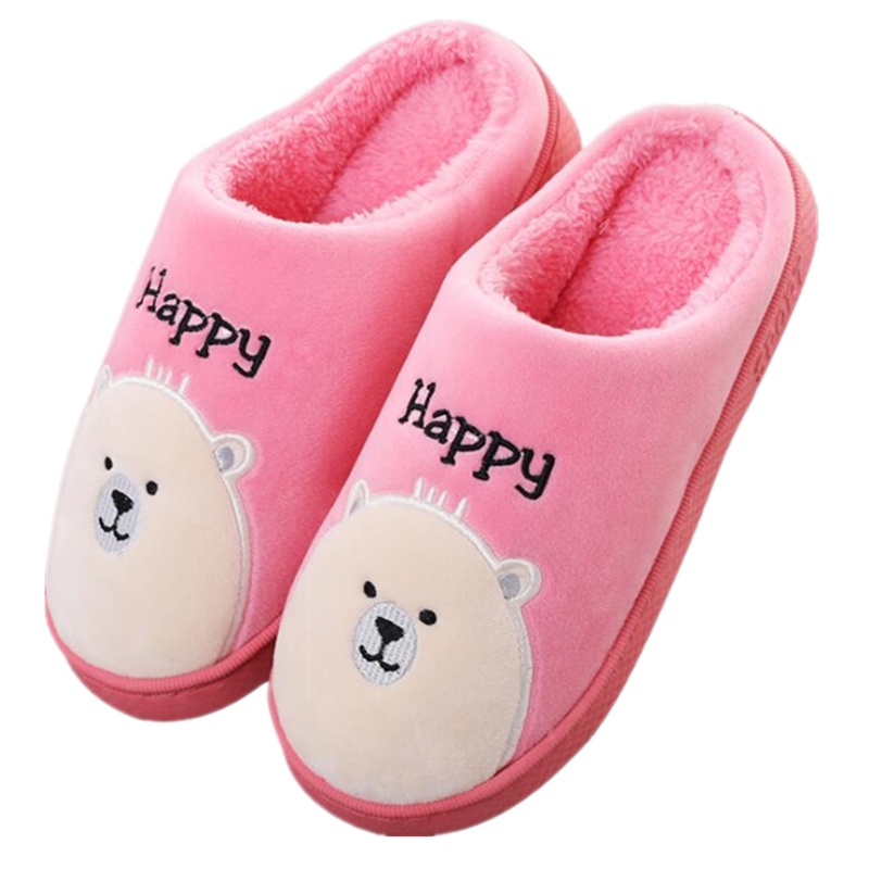 NOVERSE2019棉拖鞋女厚底冬季可爱家用居家情侣室内保暖棉拖防滑男毛拖鞋